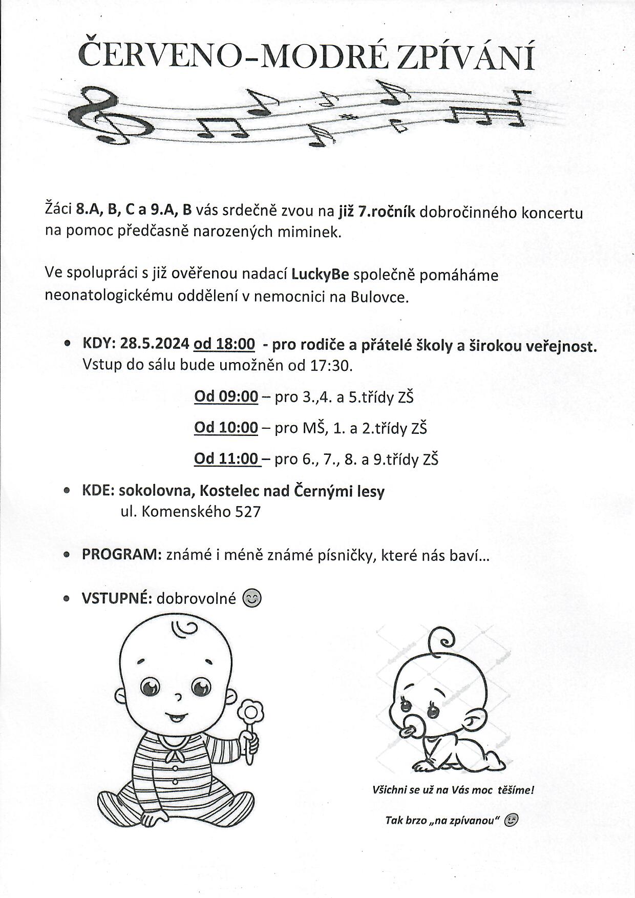 Červeno-modré zpívání 2024